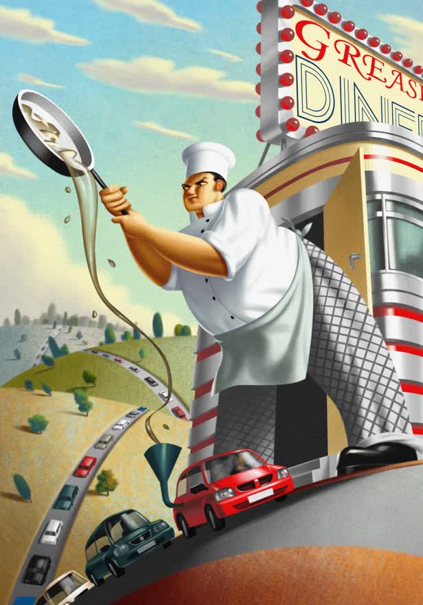 Oil Powered Cars