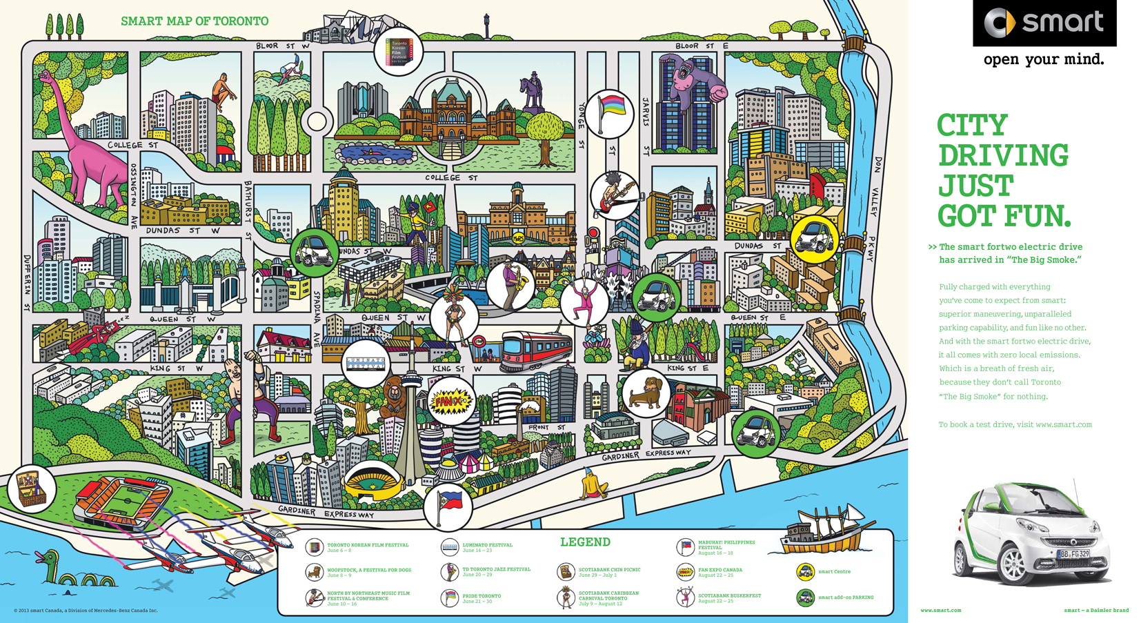 Toronto Map / Smart Car