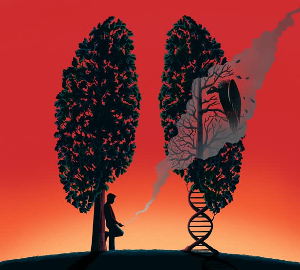 Lung Cancer December Cover / The Lancet Respiratory Medicine