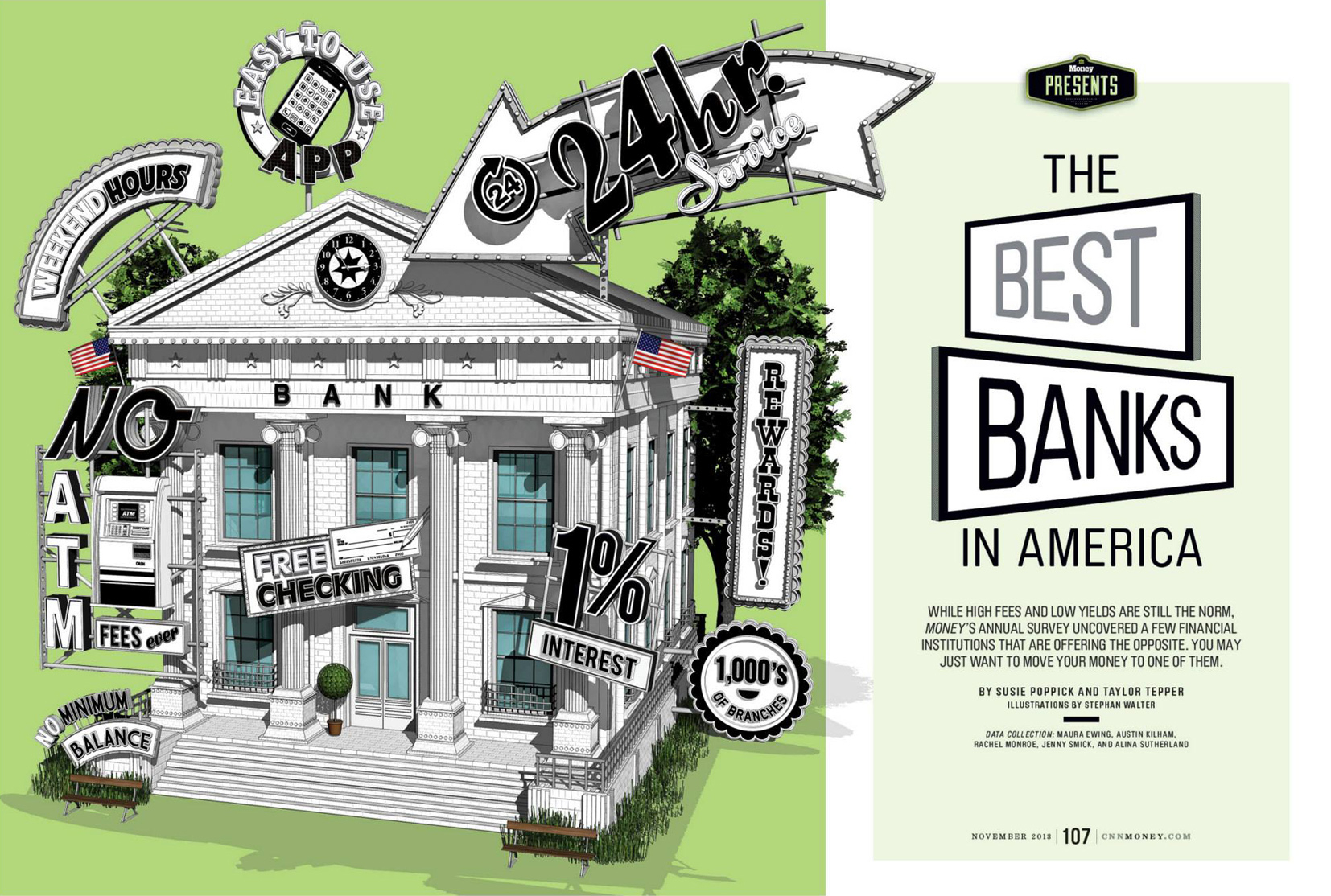 The Best Banks In America / CNN Money Magazine / Stephan Walter ...