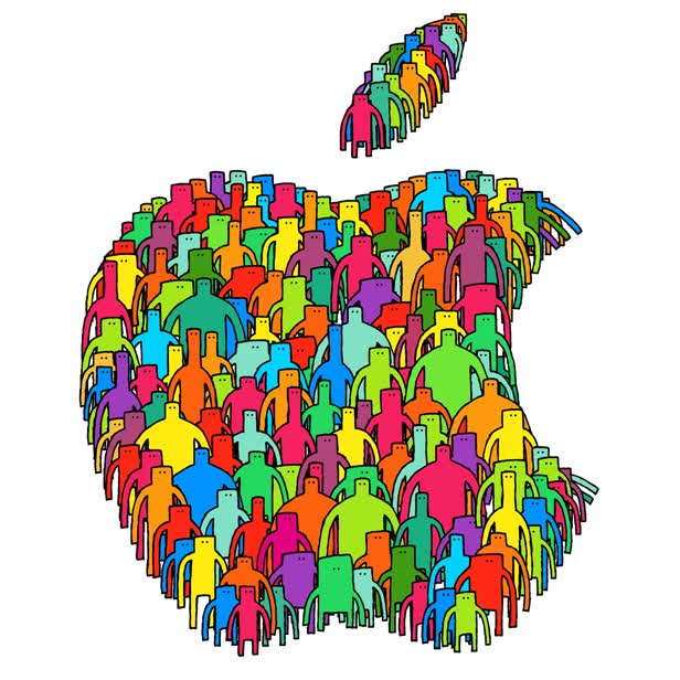 Apple Crowd