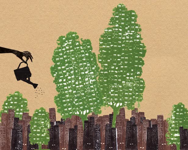 Building A Green Town