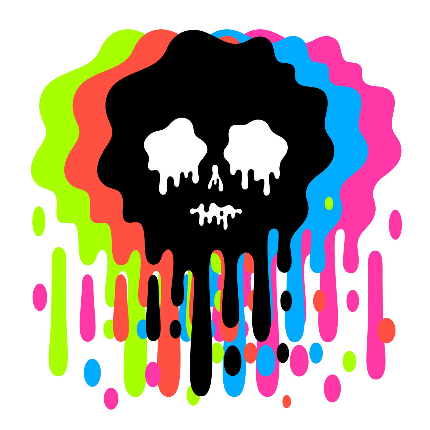 Melting Skull / Oliver Hibert Projects Debut Art