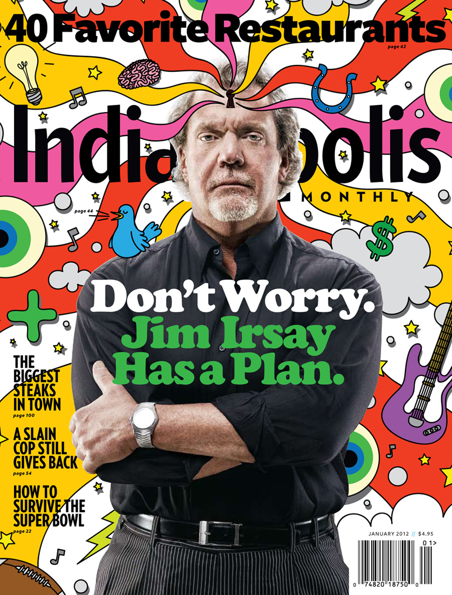 Don't Worry. Jim Irsay Has A Plan / Indianapolis Monthly