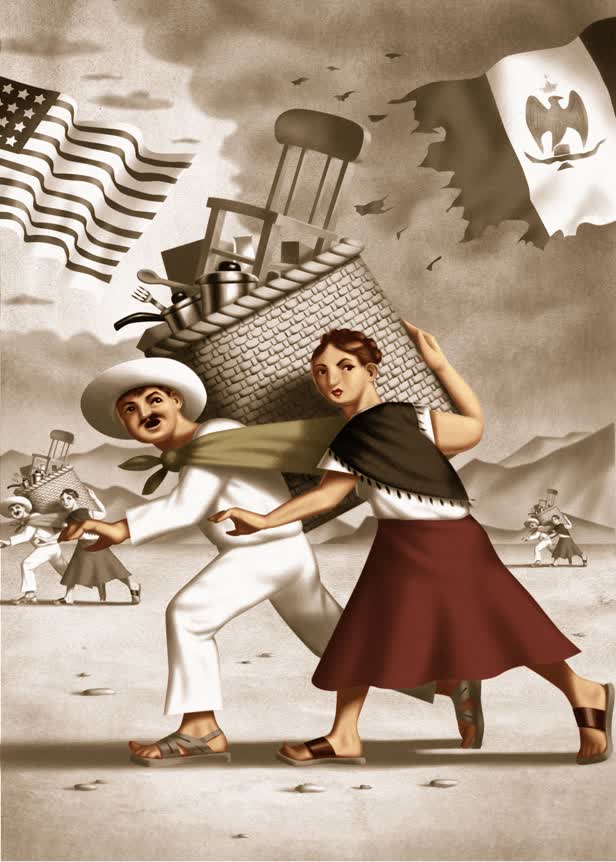 People Fleeing