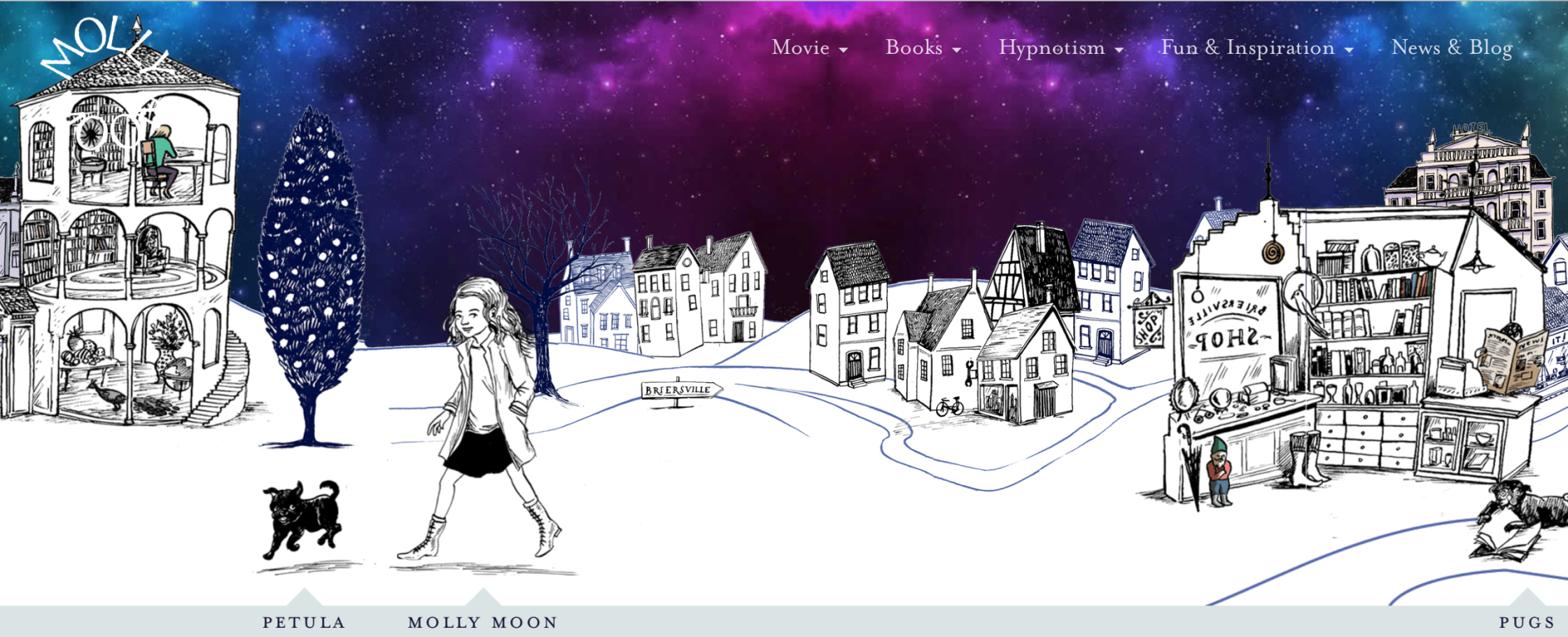 Molly Moon World Website 1