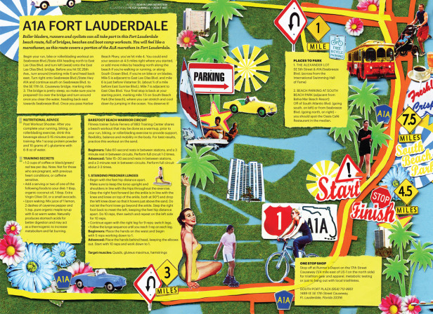 Running Cycling Map Fort Lauderdale