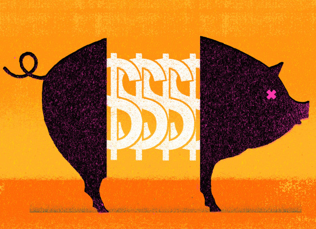 Dollar Piggy Bank