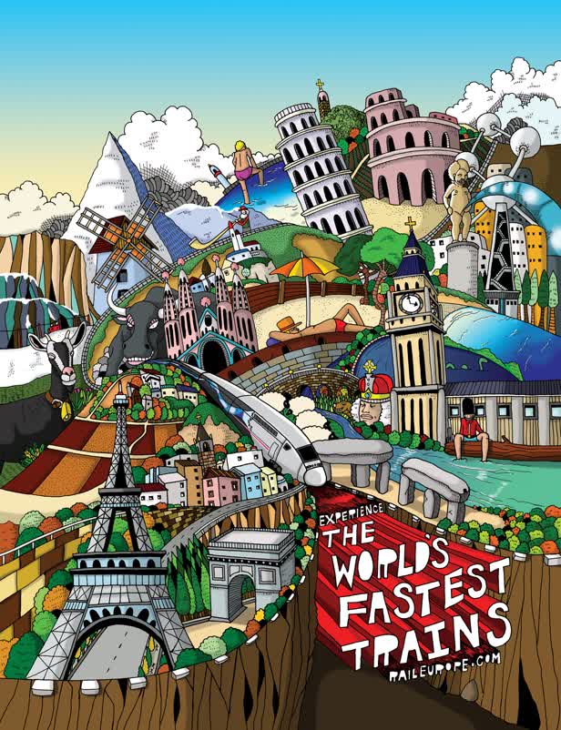 TGV Trains Poster